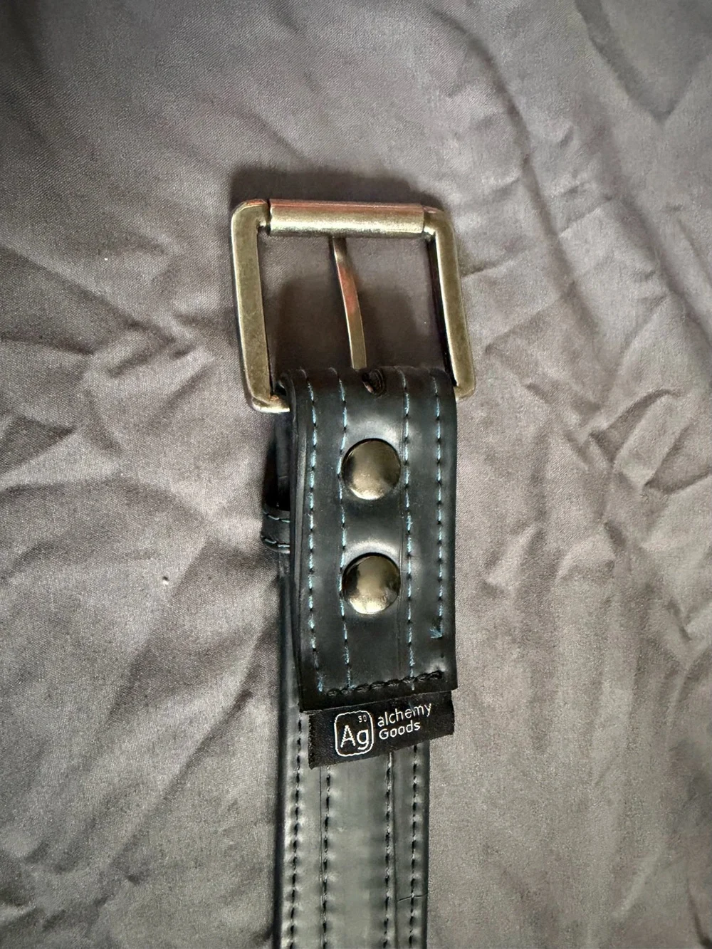 Recycled Bicycle Tube Belt Size Small